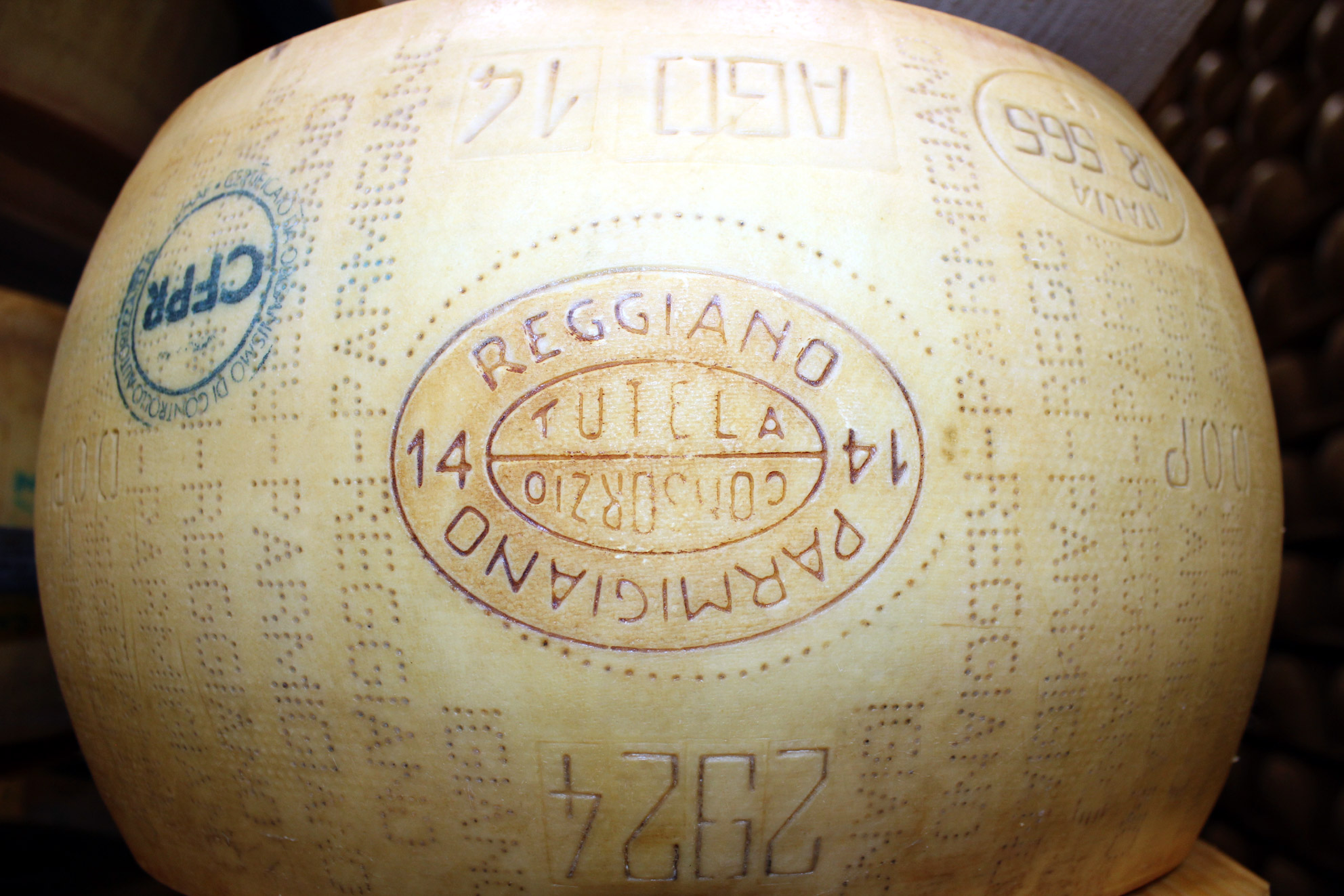 Foto: Parmigiano-Reggiano-ost fra produsenten Hombre 