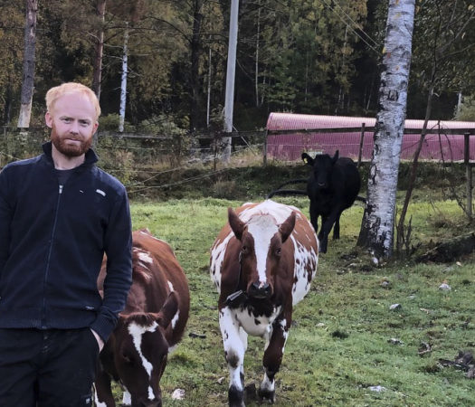 Foto: Toppbilde Ole Espen Honnemyr kjøpte årets SenseHub-anlegg nr. 100 i Norge