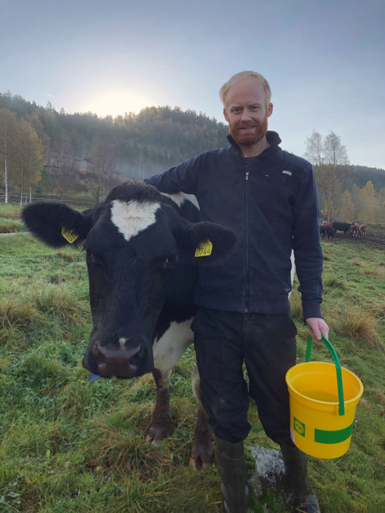 Foto: Ole Espen Honnemyr kjøpte årets SenseHub-anlegg nr. 100 i Norge