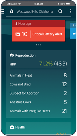 Foto: Critical battery alert SenseHub